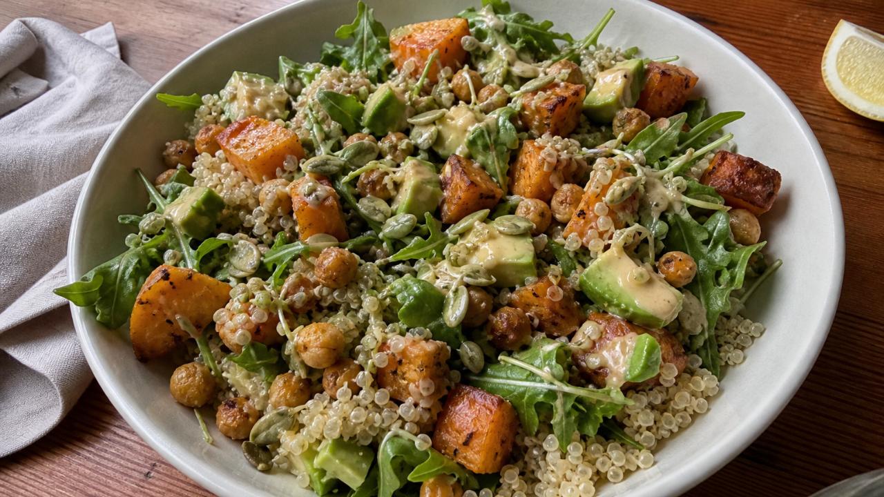 Quinoa Miska s Podzimní Úrodou