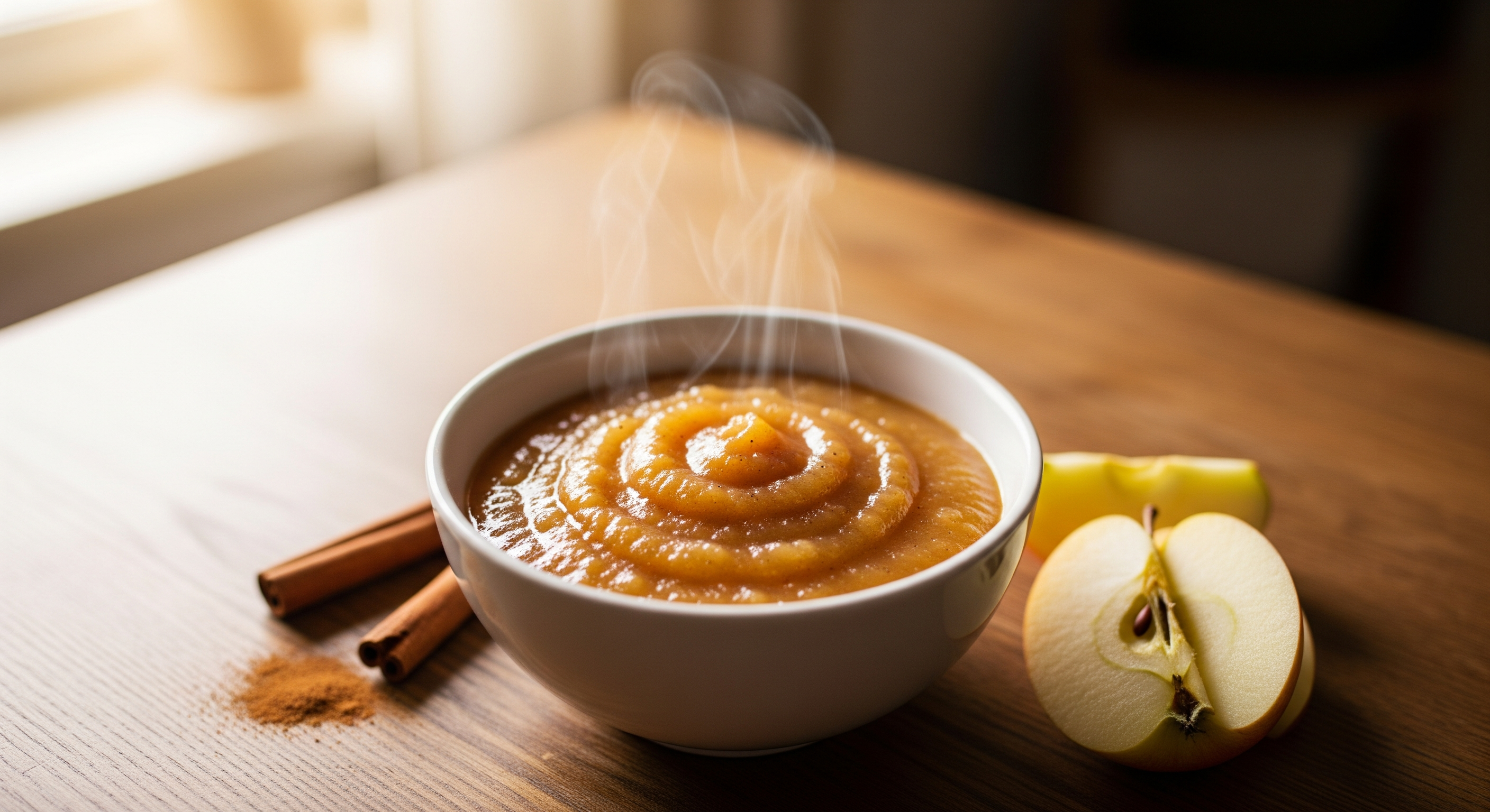 Apfelmus mit Zimt ohne Zucker