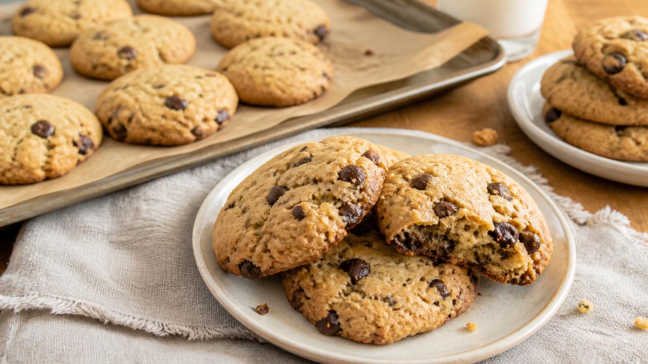 Chickpea Flour Chocolate Chip Cookies