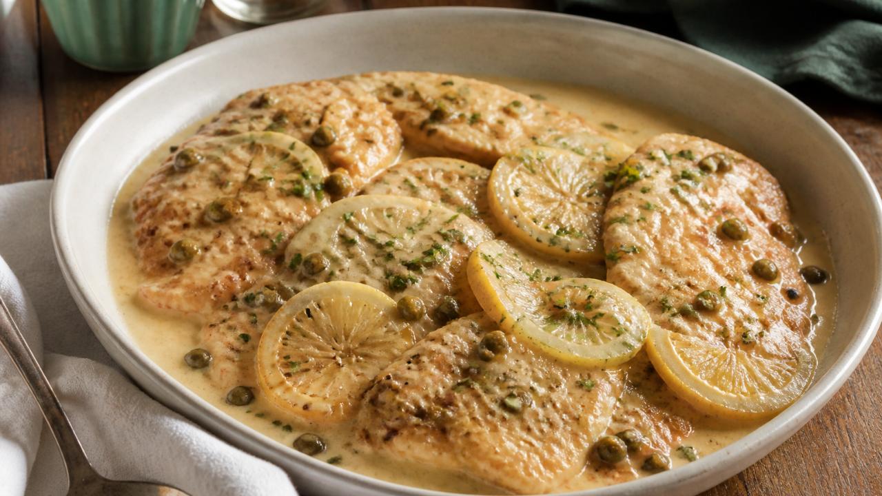 Creamy Chicken Piccata with Lemon and Capers