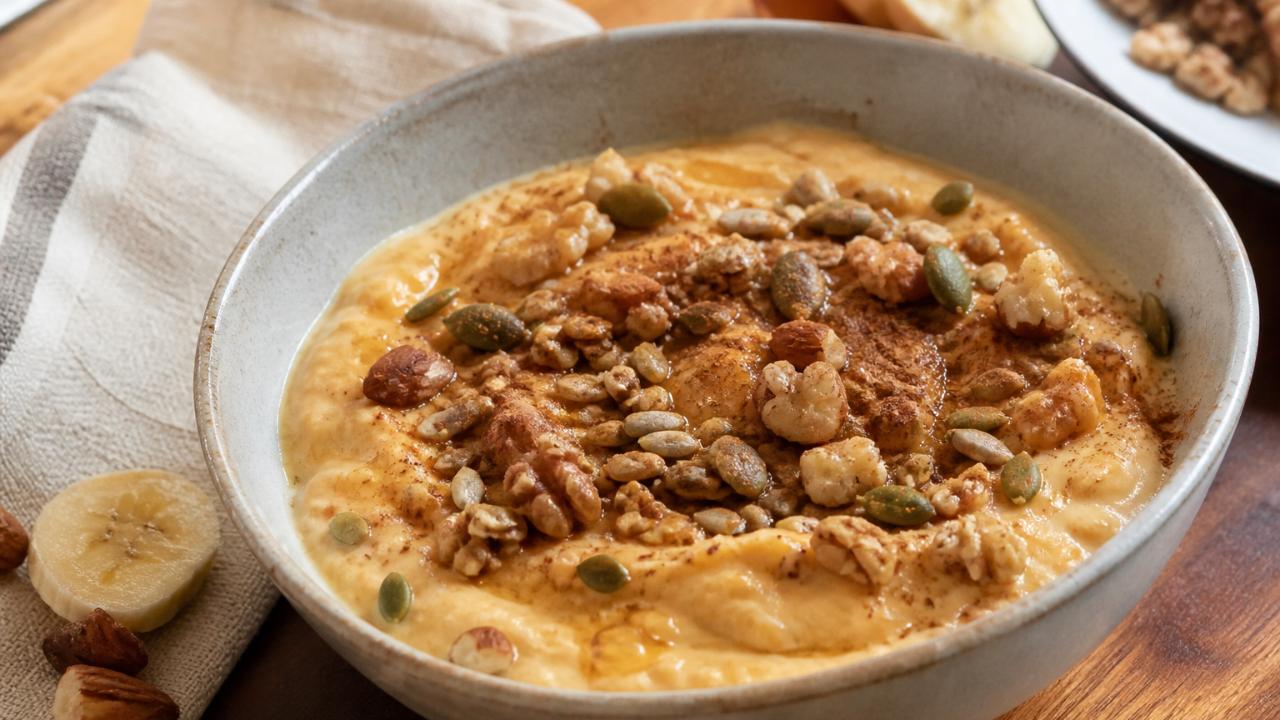 Pumpkin Banana Greek Yogurt