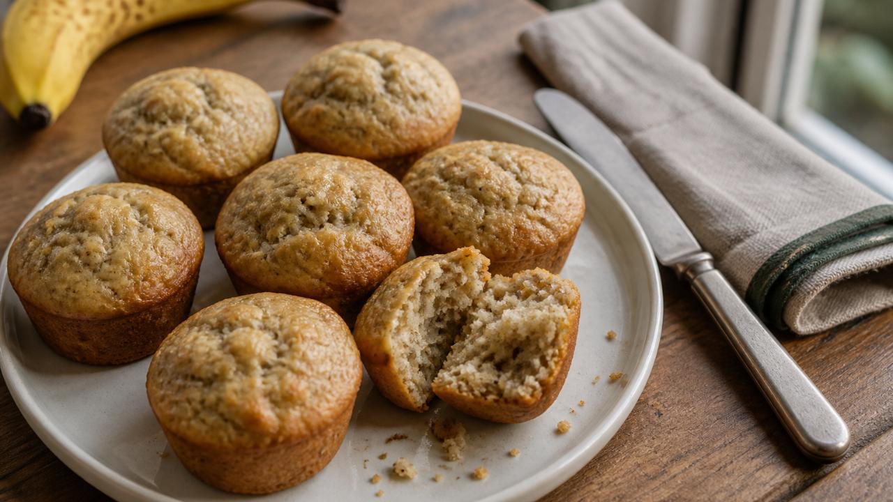 Mini Banana Breakfast Muffins