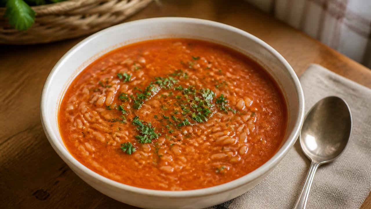 Tomato Soup with Rice